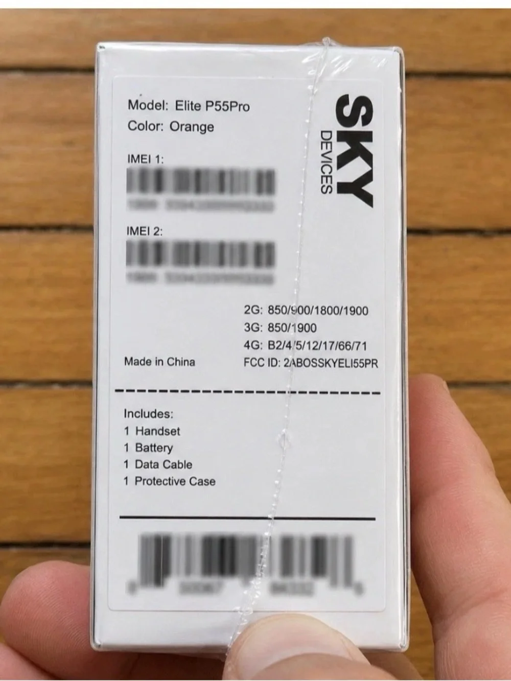 Sky Devices Elite P55 Pro Smartphone Orange Unlocked New Sealed in Box